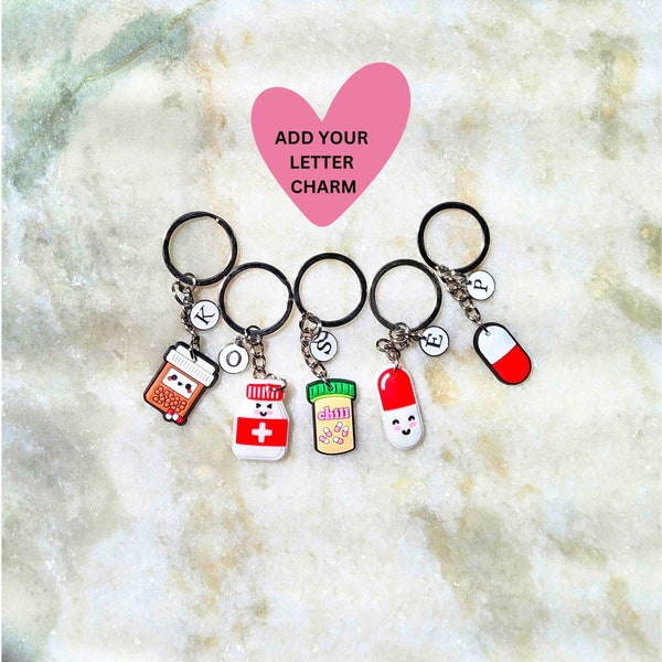 Pharmacy Keychain Pharmacist Medical School Custom Gift for Pharmacy Tech Chill Pill Gift Idea Pharmacy Student Medication Keychain Gift