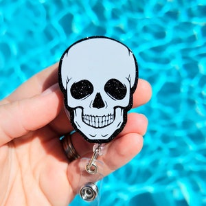 Skull Badge Reel Xray Badge Buddy Radiology Tech Gift Medical Interventional Radiology Badge Holder X ray Rad Tech Gift Radiologist Id