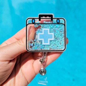 EMS Badge Reel Paramedic Shaker Badge Gift EMT Badge Emergency Paramedic Gift EMS Badge Gift Medic Badge Medical Lanyard Wee Woo