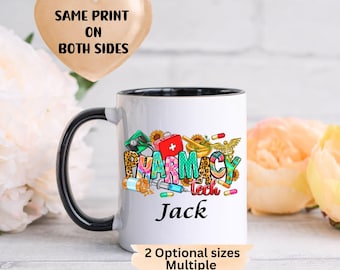 Pharmacy Technician Personalized Mug Pharmacy Technician Appreciation Week Gift Pharmacist Gift Idea Pharmacy School Graduation Gift Cpht