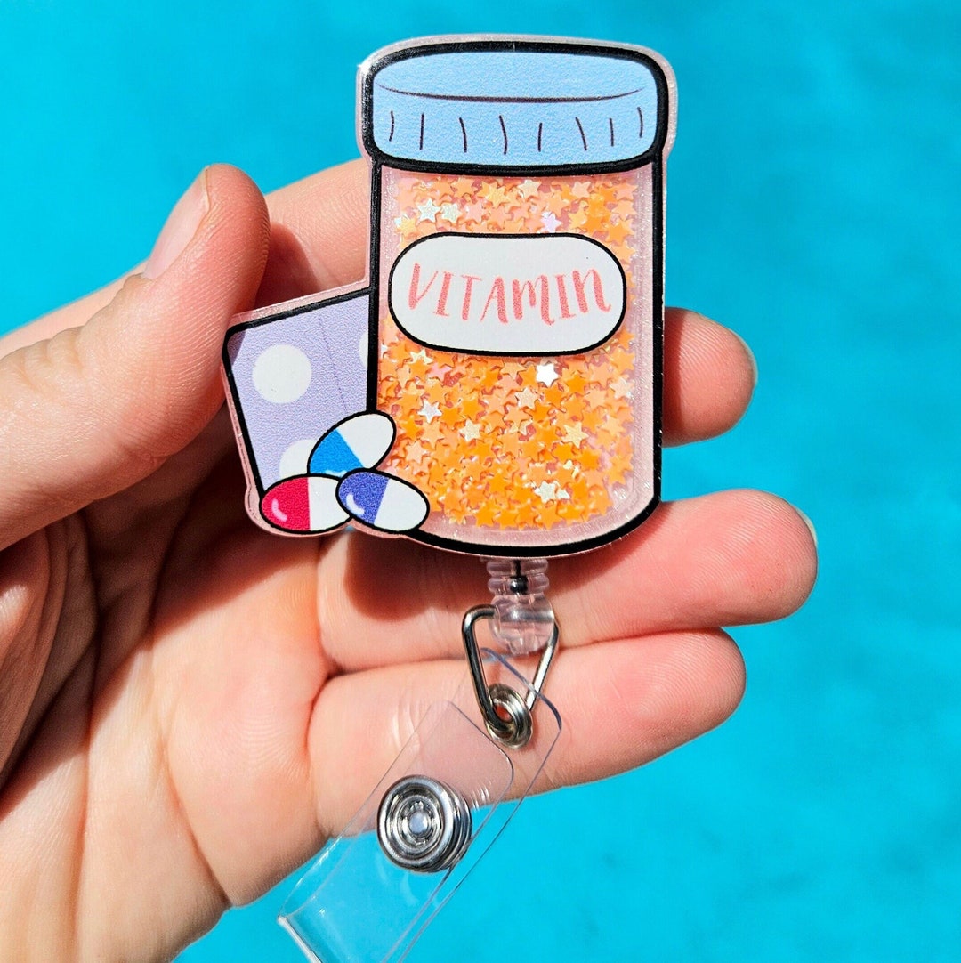 Pharmacy Pill Badge Reel Pharmacy Tech Badge Gift Pharmacist Etsy