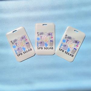 Sterile Processing ID Holder SPD Tech Gift Sterile Processing Technician Badge Holder SPD Week Gift Spd Tech Card Holder Central Sterile Tag