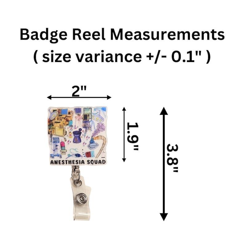 CRNA Gift Anesthesia Tech Badge Holder SRNA Lanyard