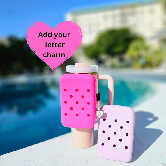 Stanley Cup Accessories Set, Bow Pearl Chain Braided Design Water Bottle Handle