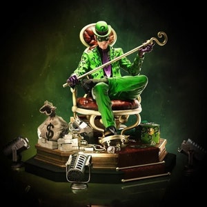 Movie and Game 3D Model / Superhero 3D Stl Model / 3D Stl File / Gift 3D Models / Riddler