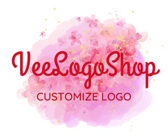 Easily Customize Your Creative Design! Logo Design, Watercolor Logo, Logo Designer, Professional Logo, Logo Template