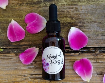 Playful Fairy Rose Flower Essence for your Inner Child