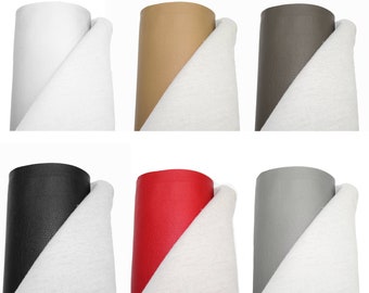 Leatherette Fabric for Upholstery Ideal for Crafts and DIY Leather Texture, Resistant Craft Sheet