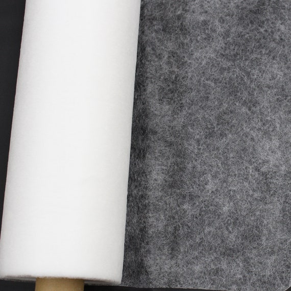 Entoilage Thermocollant Double Face Blanc – Rouleau 20 M X 30 Cm – Pour Couture, Patchwork, Loisirs Créatifs