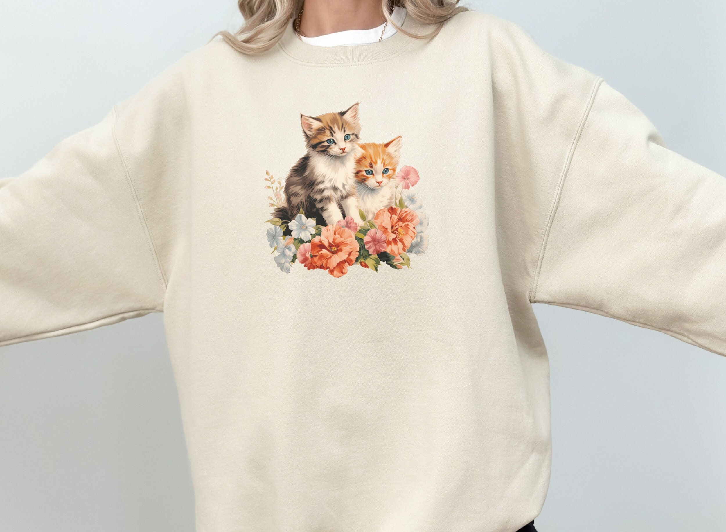 vintage cat × fish × flower sweat il_1080xN.5892400101_qjsj.jpg