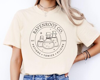 Personalized Apothecary Shirt, Herbal Elixirs Lover, Custom Witchy Herbs Gift, Herbalist, Alchemist Gift, Natural Medicine Tee, Herbology