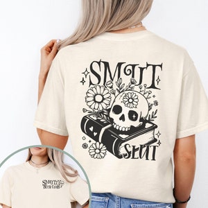 Smutty Book Club Shirt, Front And Back Print, Book Club Tee, Dark Romance Shirt, Spicy Book Lover Gift, Bookish Merch, Smut Book T Shirt