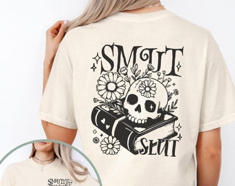 Smutty Book Club Shirt, Front And Back Print, Book Club Tee, Dark Romance Shirt, Spicy Book Lover Gift, Bookish Merch, Smut Book T Shirt