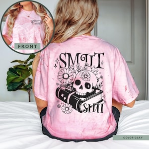 Smutty Book Club Shirt, Front And Back Print, Book Club Tee, Dark Romance Shirt, Spicy Book Lover Gift, Bookish Merch, Smut Book T Shirt