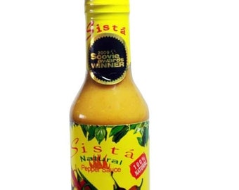 Sistá Natural Pepper Sauce: Multi Award Winning Authentic  Panamanian Flavor -Handcrafted In Small Batches Using A Traditional Family Recipe