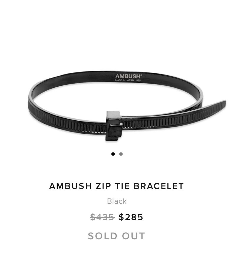 ambush tie bracelet