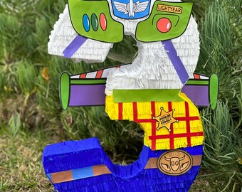 You story inspired piñata / woody piñata / buzz light year piñata / you’ve got a friend in me piñata / birthday piñata / any number pinata