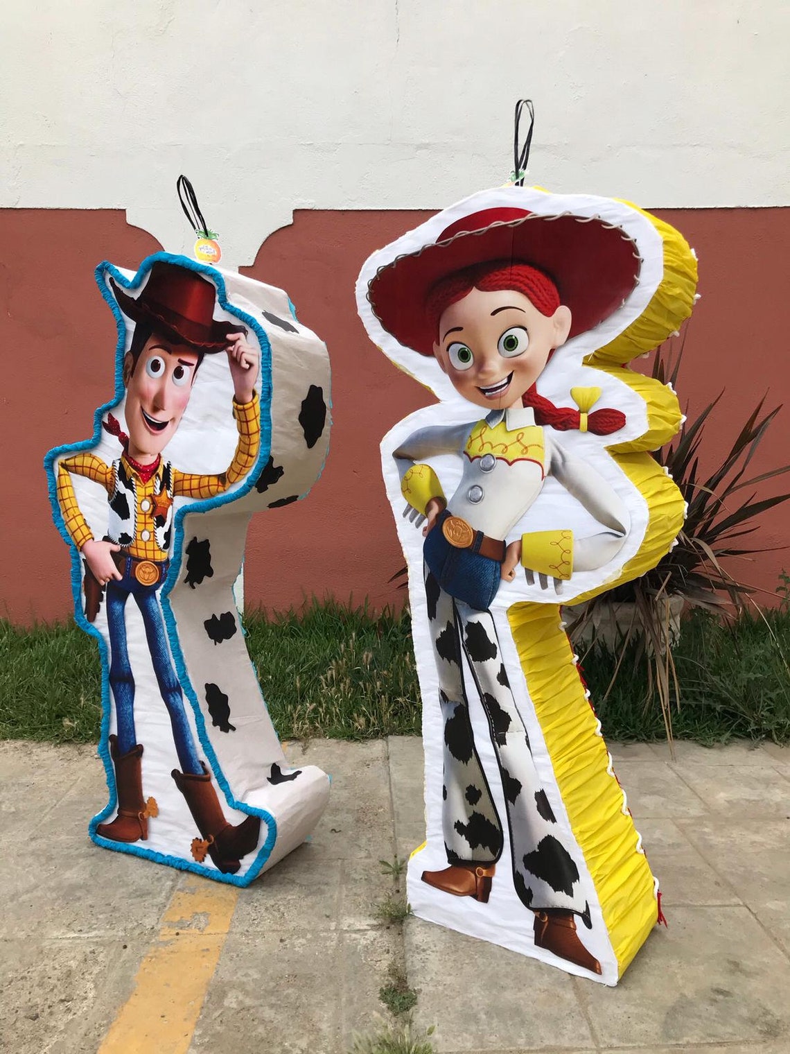 Toy Story Inspired Piñatas / Jessie Pinata / Woody Pinata / Etsy