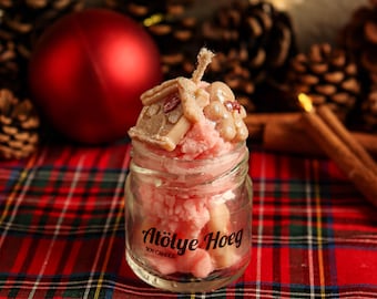 Gingerbread Man Candle – Christmas Cookie Scented Soy Candle – Perfect Holiday Gift