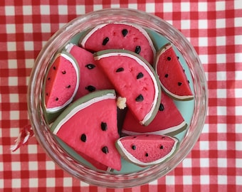 Watermelon Candle – Fresh Pineapple & Coconut Scented Soy Candle – Perfect Summer Gift