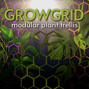 Modular Plant Trellis: 3D Printed Indoor Plant Support