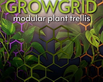 Modular Plant Trellis: 3D Printed Indoor Plant Support