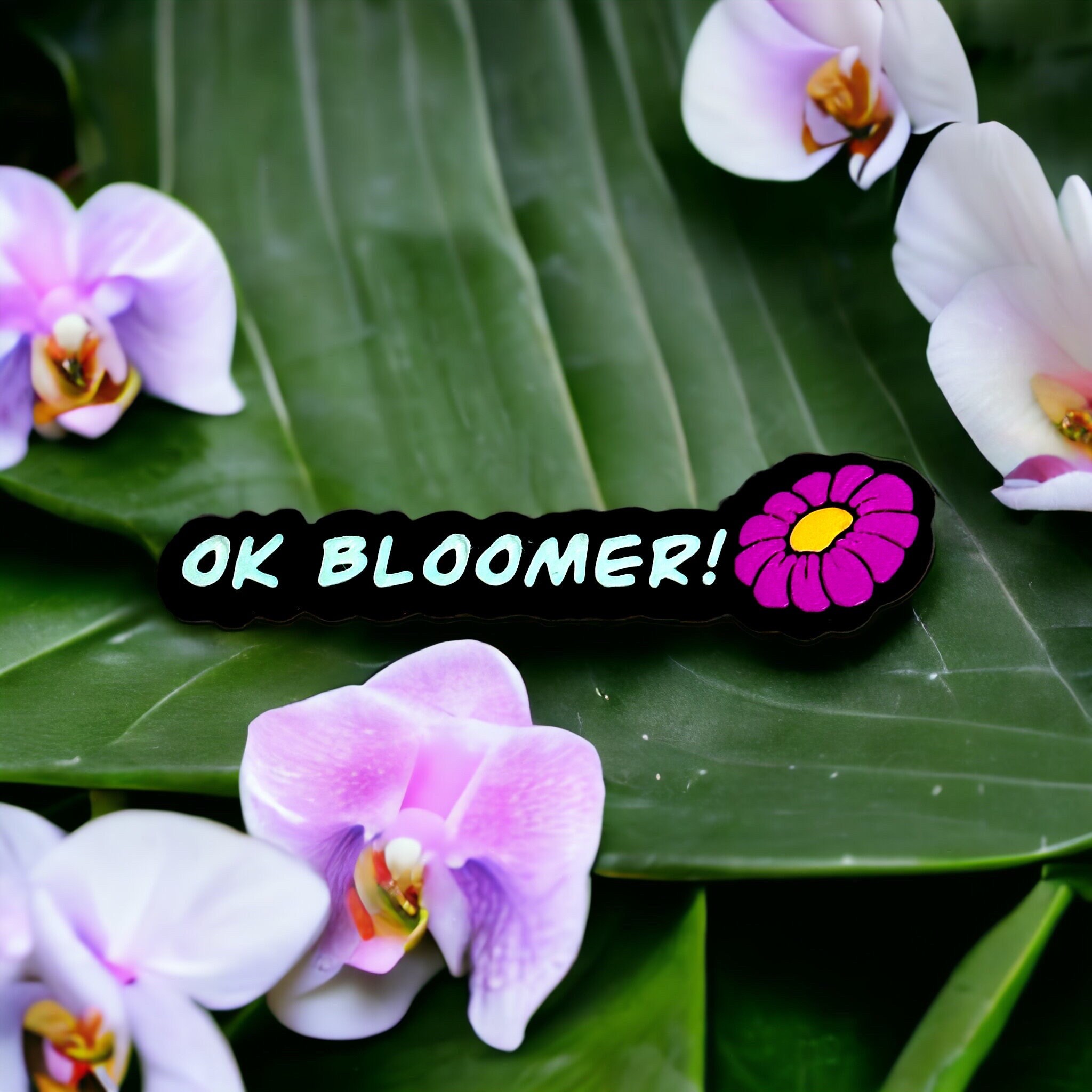Sassy Magnet; Okay Bloomer! Sassy Leaf Decor for Plants and Other Surfaces  - Etsy