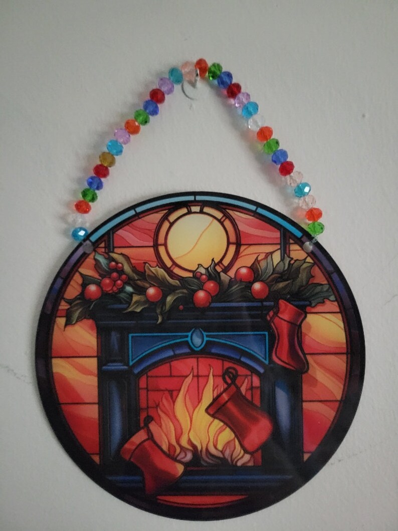 Plus a Bonus Sun Catcher FREE With Order the Plexiglass acrylic Stained