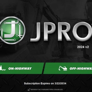 JPRO 2024 v2 Commercial Vehicle Diagnostic Software