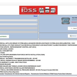 ISUZU US-IDSS 2022 Diagnostic Software