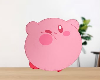 Kirby Plushie Pillow | Kirby Custom Shaped Pillows Video Game Character Gift For Her For Him Cute Soft Comfy