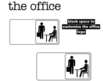 Blank The Office Logo, Custom The Office, Dunder Mifflin Digital Download | SVG, PNG