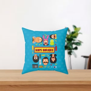 Bob ross sequin pillow store