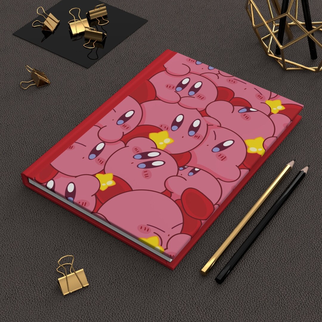 Kirby Notebook Kirby Hardcover Journal Matte Gift for Her for Him