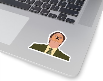 Dwight Schrute Clarice Sticker | The office Dunder Mifflin Kiss-Cut Stickers
