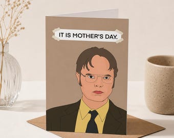 母の日カード | The Office Dwight Schrute 母の日おめでとうカード ダンダー・ミフリン ステーショナリー ホリデー 彼女への面白いカード