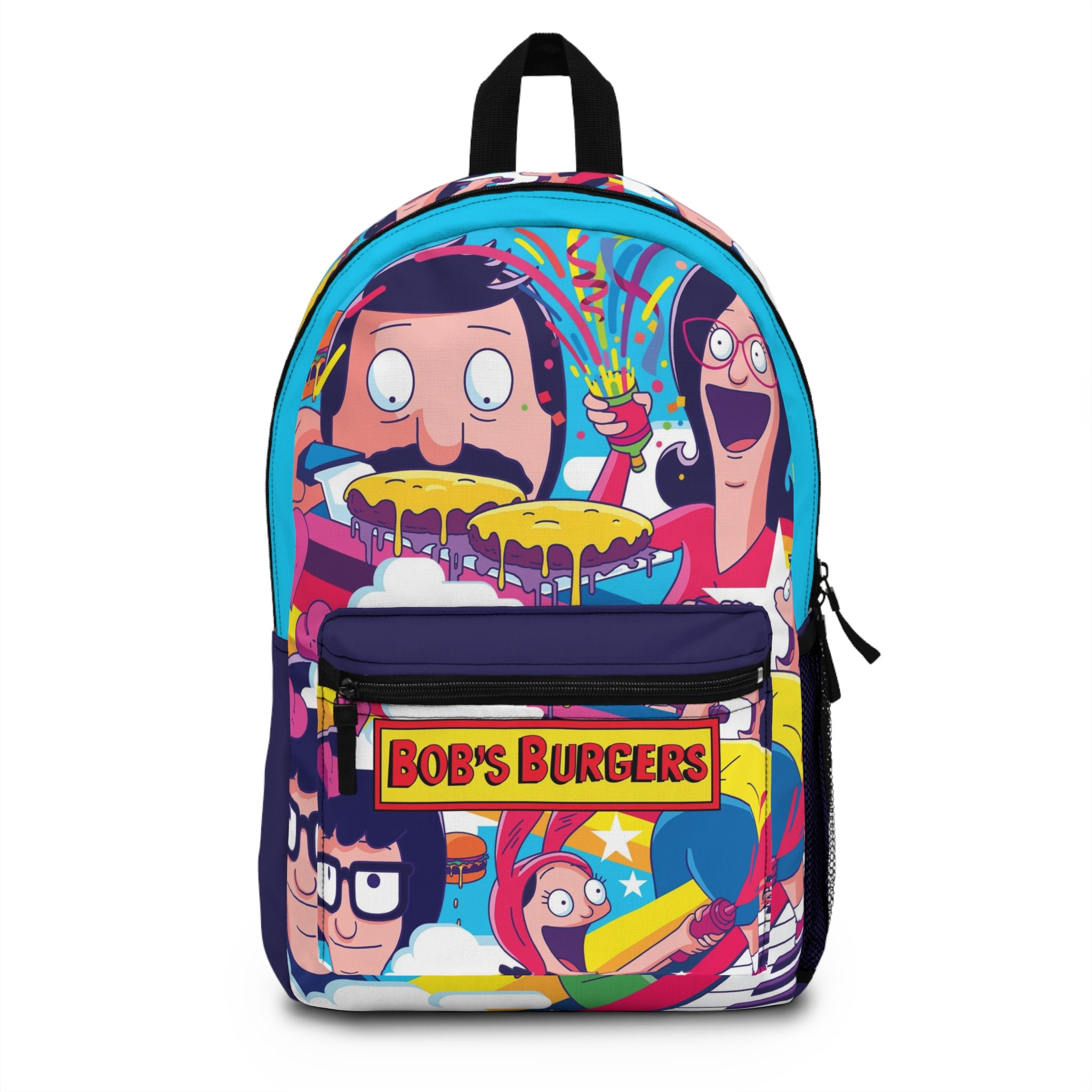 Bob s Burgers Backpack Bob s Burgers Bag Tina Louise Bob Gene Linda Belcher Teddy Cartoon Show Etsy Canada