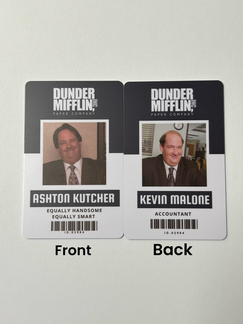 The Office Dunder Mifflin ID Badge Name Tag Cosplay Costume Prop ...