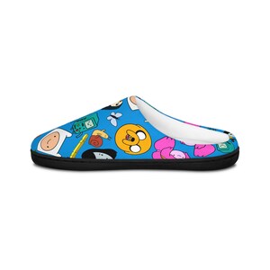 Adventure Time Slippers | Finn The Human Jake The Dog BMO Marceline Princess Bubblegum Indoor Slippers For Her For Him Cartoon Character image 4