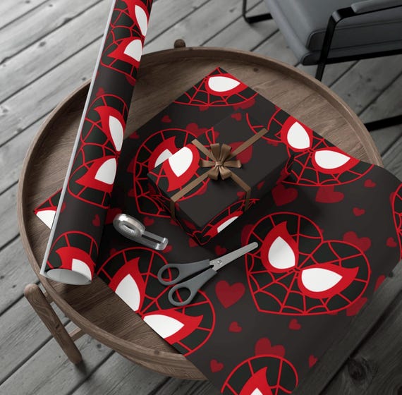 Epakh 36 Pcs Spider Gift Bags Medium Size With Tissue Paper Red Black...