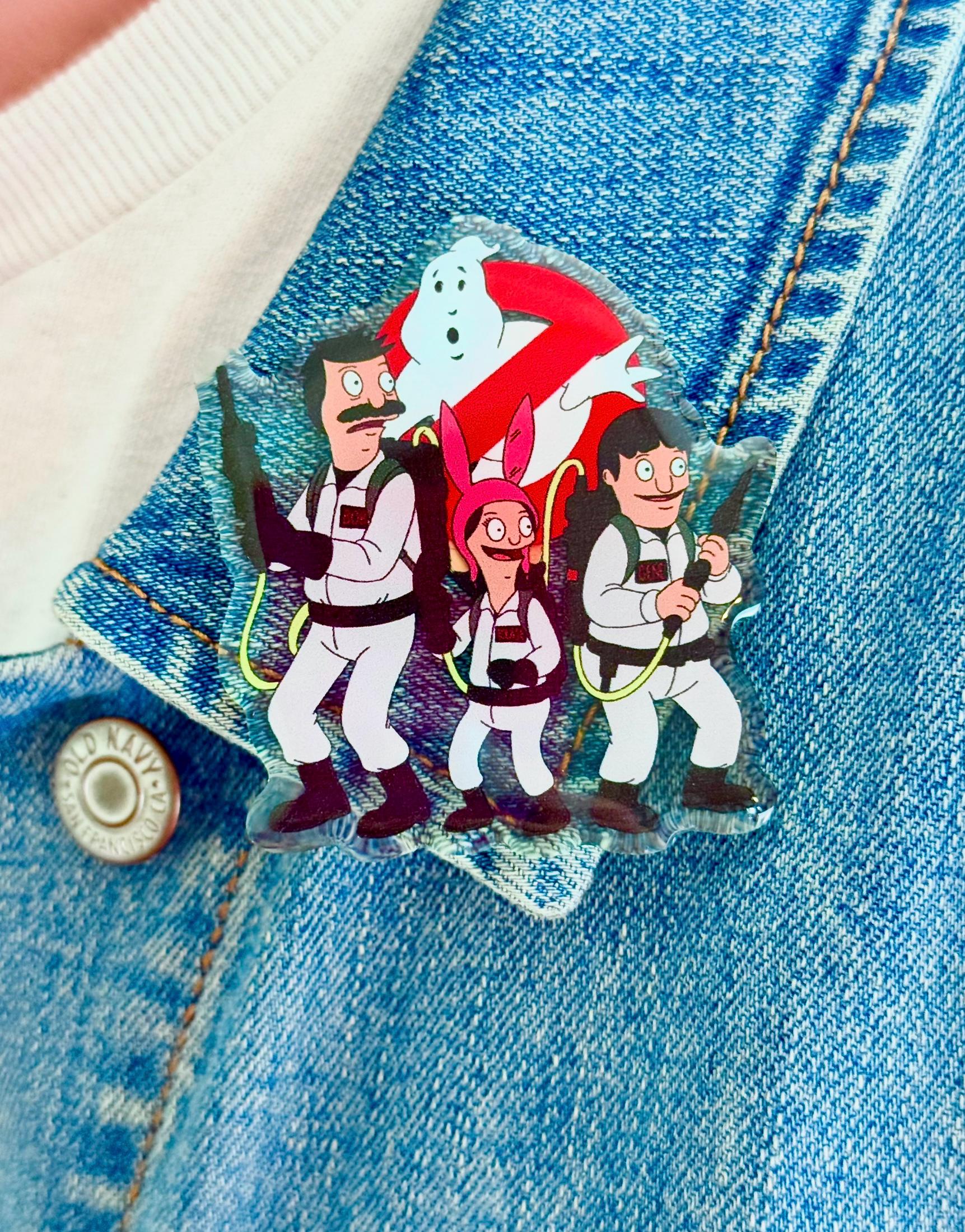 Bob's Burgers Monthly Keychain/Pin Club | OCTOBER ITEM Bob Linda Gene Louise Tina Belcher Gift For Her For Him Surprise Birthday Keyring
