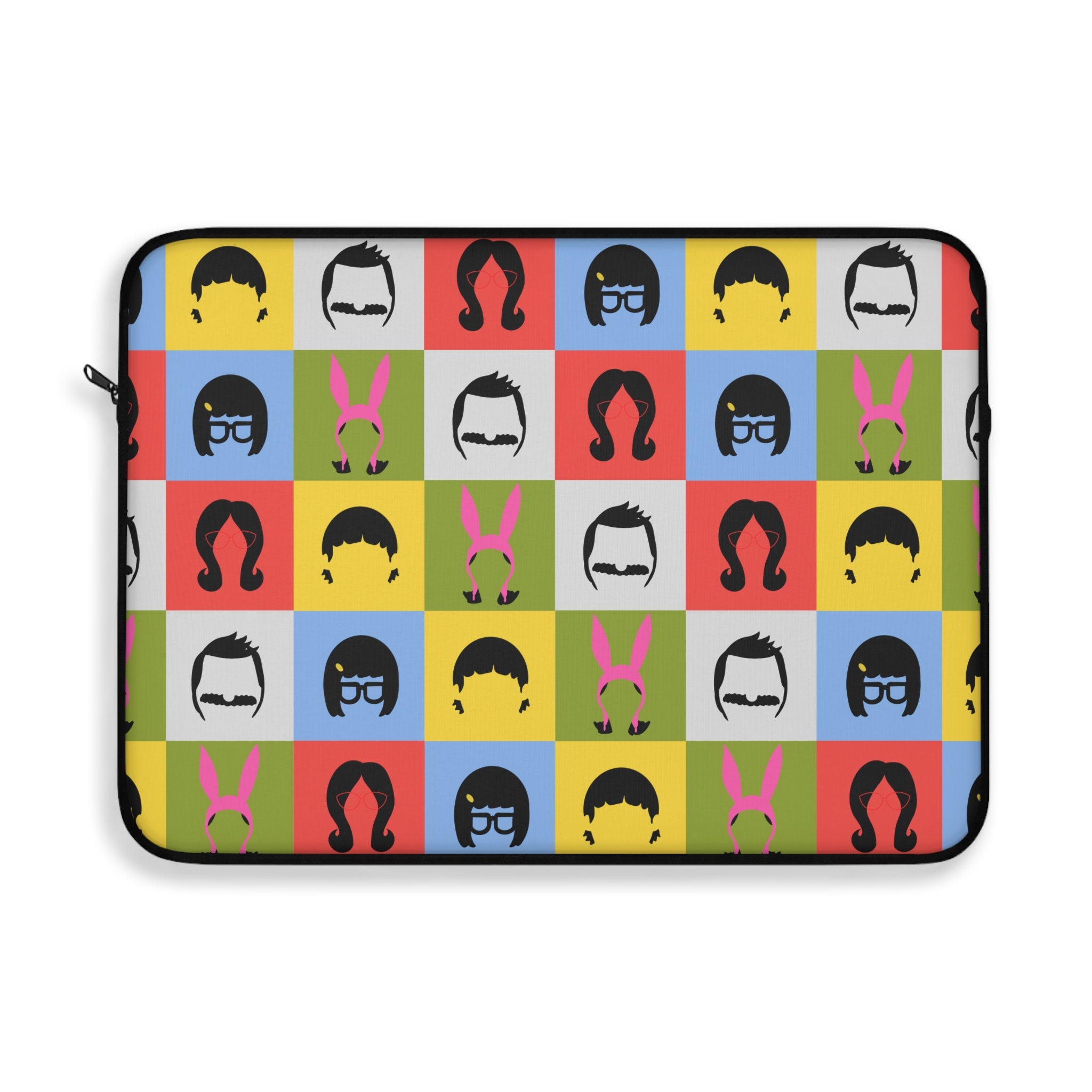 Discover Bob's Burgers Laptop Sleeve, Bob Linda Tina Louise Gene Belcher Laptop Case Tech Accessory