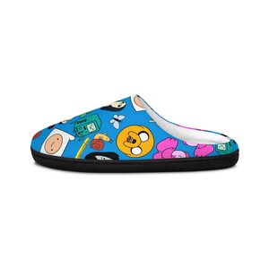 Adventure Time Slippers | Finn The Human Jake The Dog BMO Marceline Princess Bubblegum Indoor Slippers For Her For Him Cartoon Character image 5