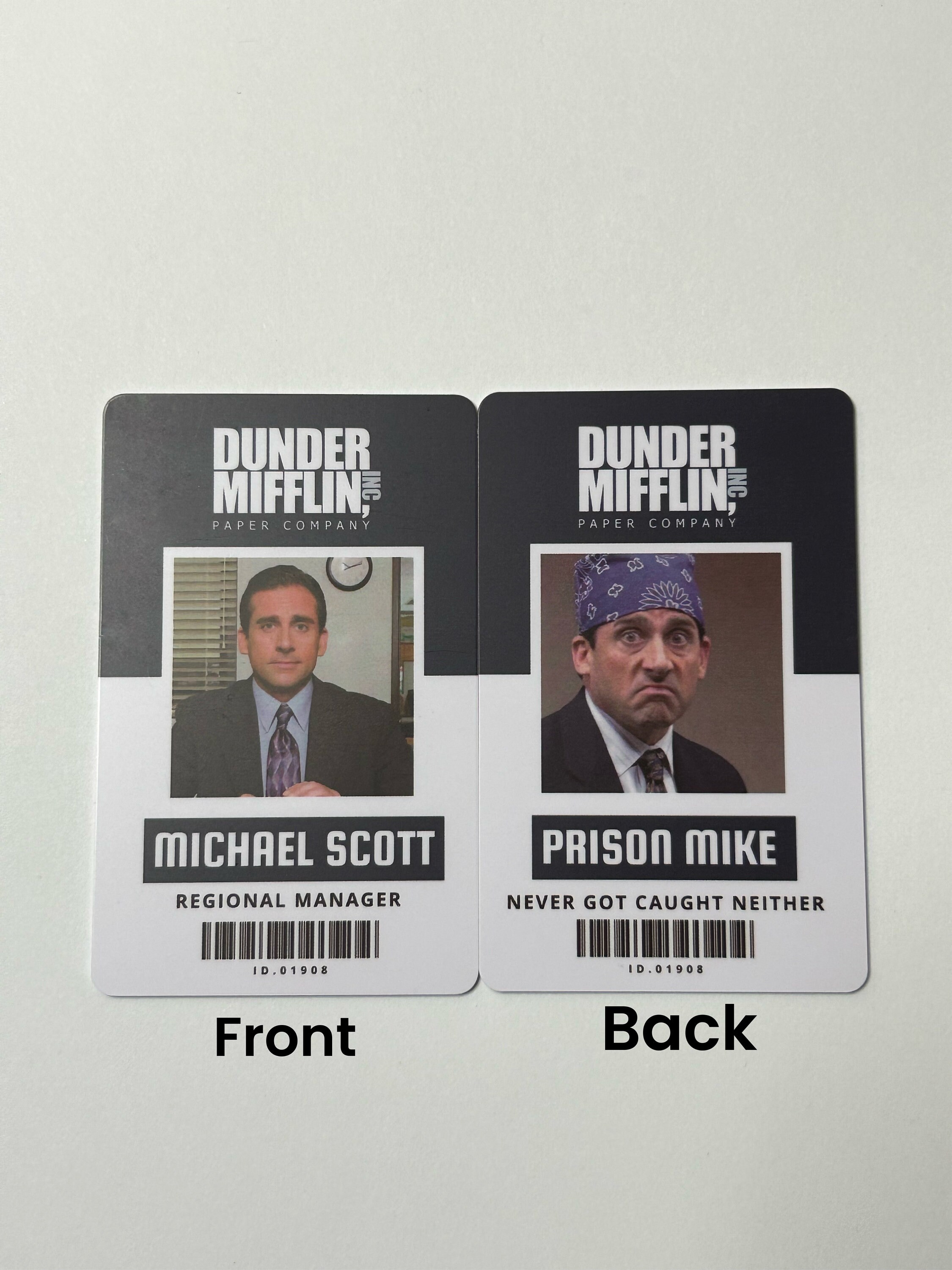 The Office Dunder Mifflin ID Badge Name Tag Cosplay Costume Prop ...