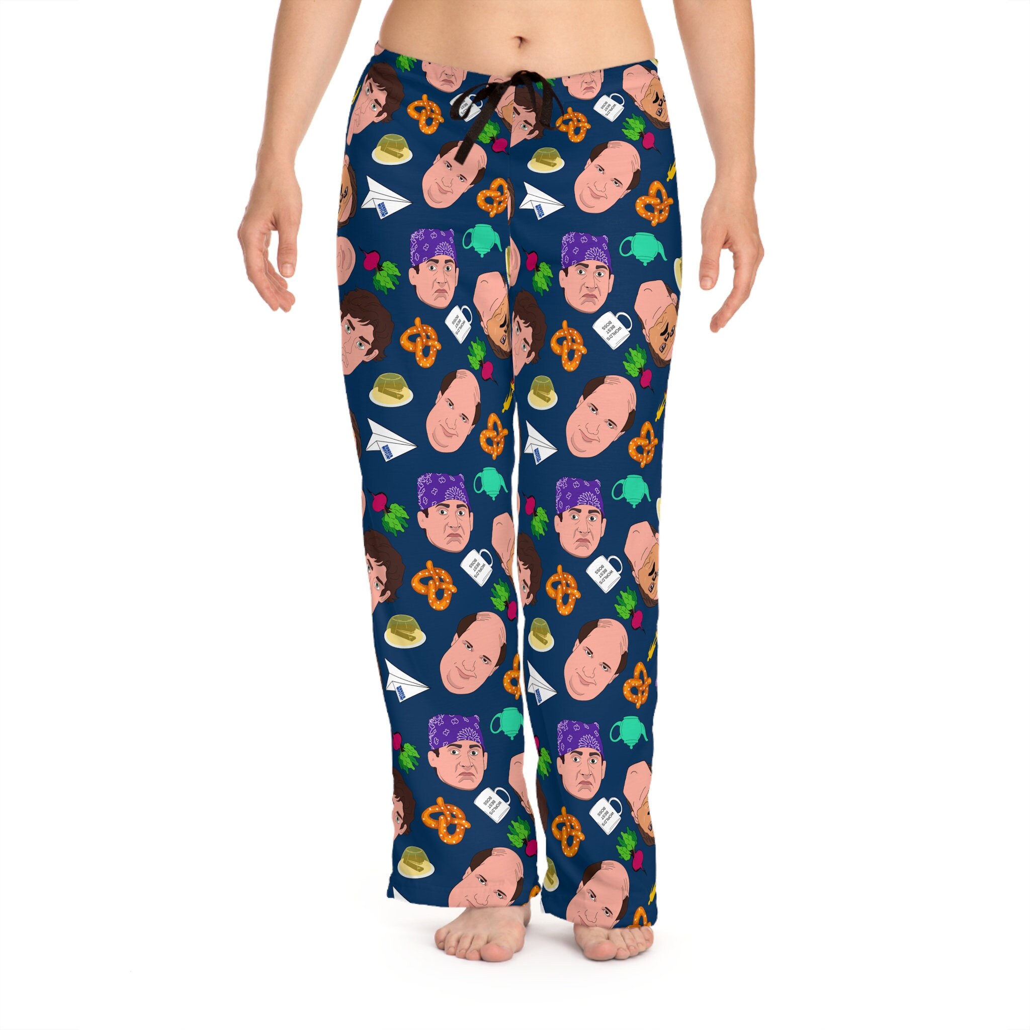 The Office Pants the Office Dunder Mifflin Women s Pyjama Pants Pj Bottom for Her Gift Cozy Comfy Michael Scott Dwight Schrute Jim Halpert Etsy UK