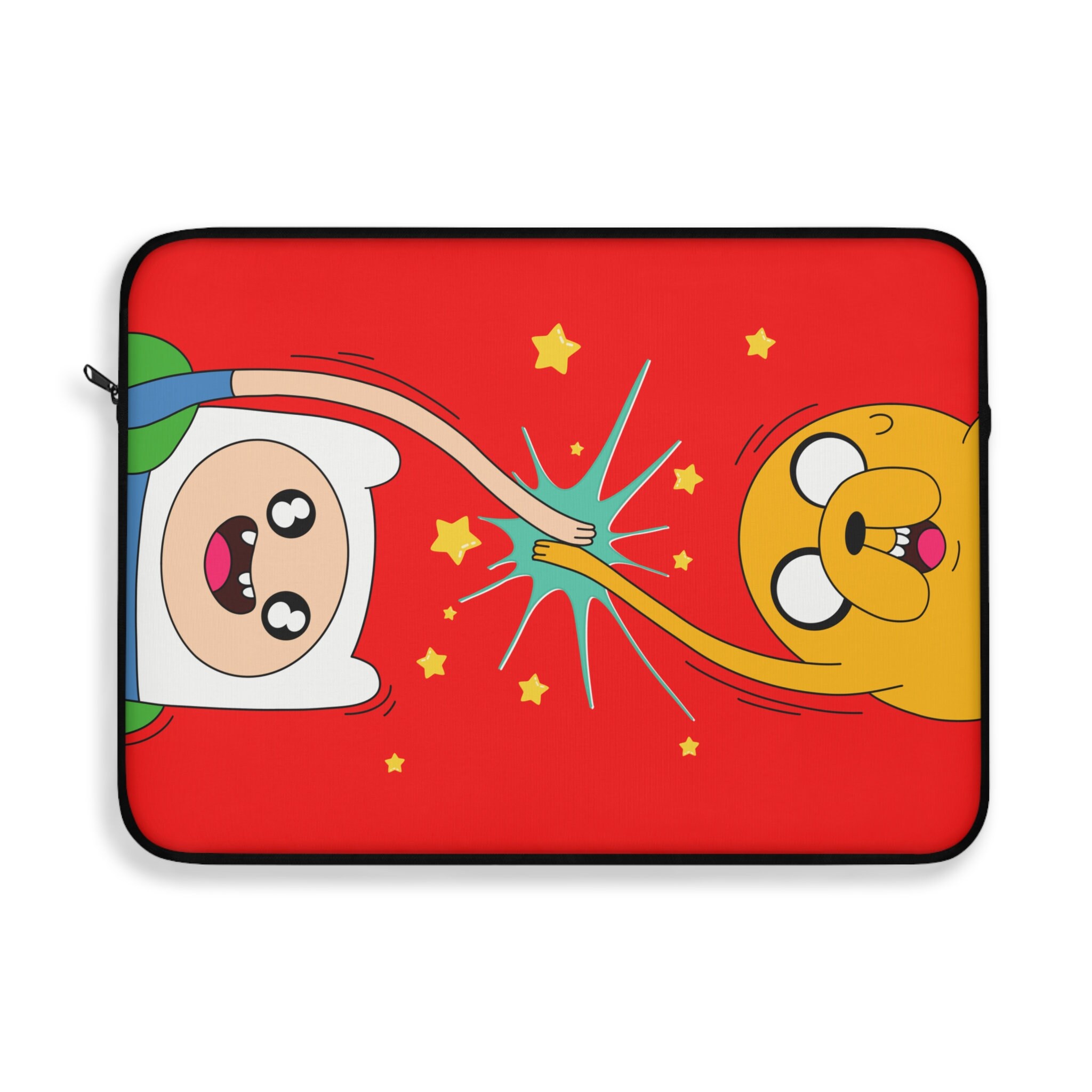 Discover Jake The Dog Finn The Human Laptop Sleeve, Adventure Time Laptop Sleeve Bff Besties Tech Accessory