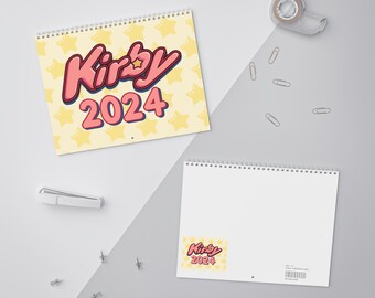 Kirby Calendar 2024 Kirby New Year Months Days Game Cute Schedule Gaming  Kawaii - Etsy