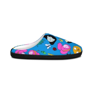 Adventure Time Slippers | Finn The Human Jake The Dog BMO Marceline Princess Bubblegum Indoor Slippers For Her For Him Cartoon Character image 3
