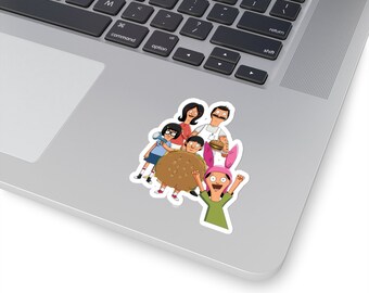 Bob's Burgers Sticker | Bob Linda Tina Louise Gene Belcher Kiss-Cut Stickers