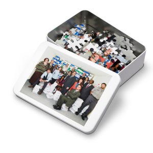Kontorspusslet | Dunder Mifflin Pussel Brädspel Rolig present till henne Till honom Julklapp Michael Scott Jim Dwight Kevin